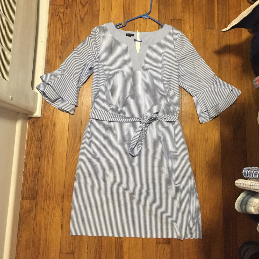 NWT Talbots preppy bell sleeve dress!